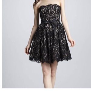 ❗️MOVING SALE ‼️ Black and Tan lace dress